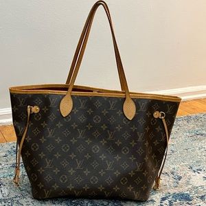 Louis Vuitton Neverfull Tote Monogram Canvas MM Brown (without pouch)